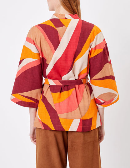 Kimono Court Imprimé KIMCO