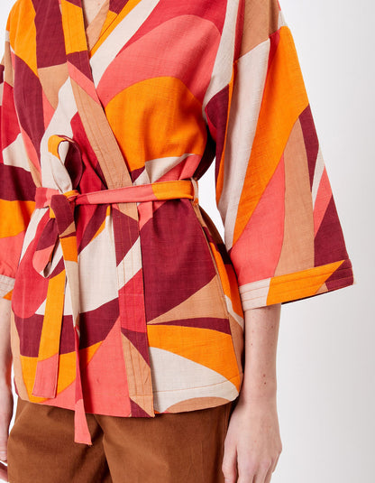 Kimono Court Imprimé KIMCO