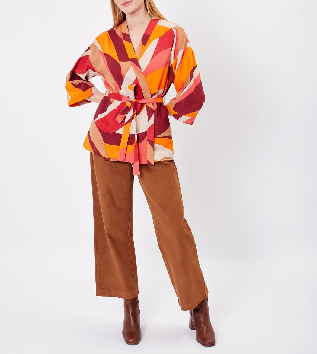 Kimono Court Imprimé KIMCO