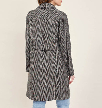 Manteau long boutonné LENA