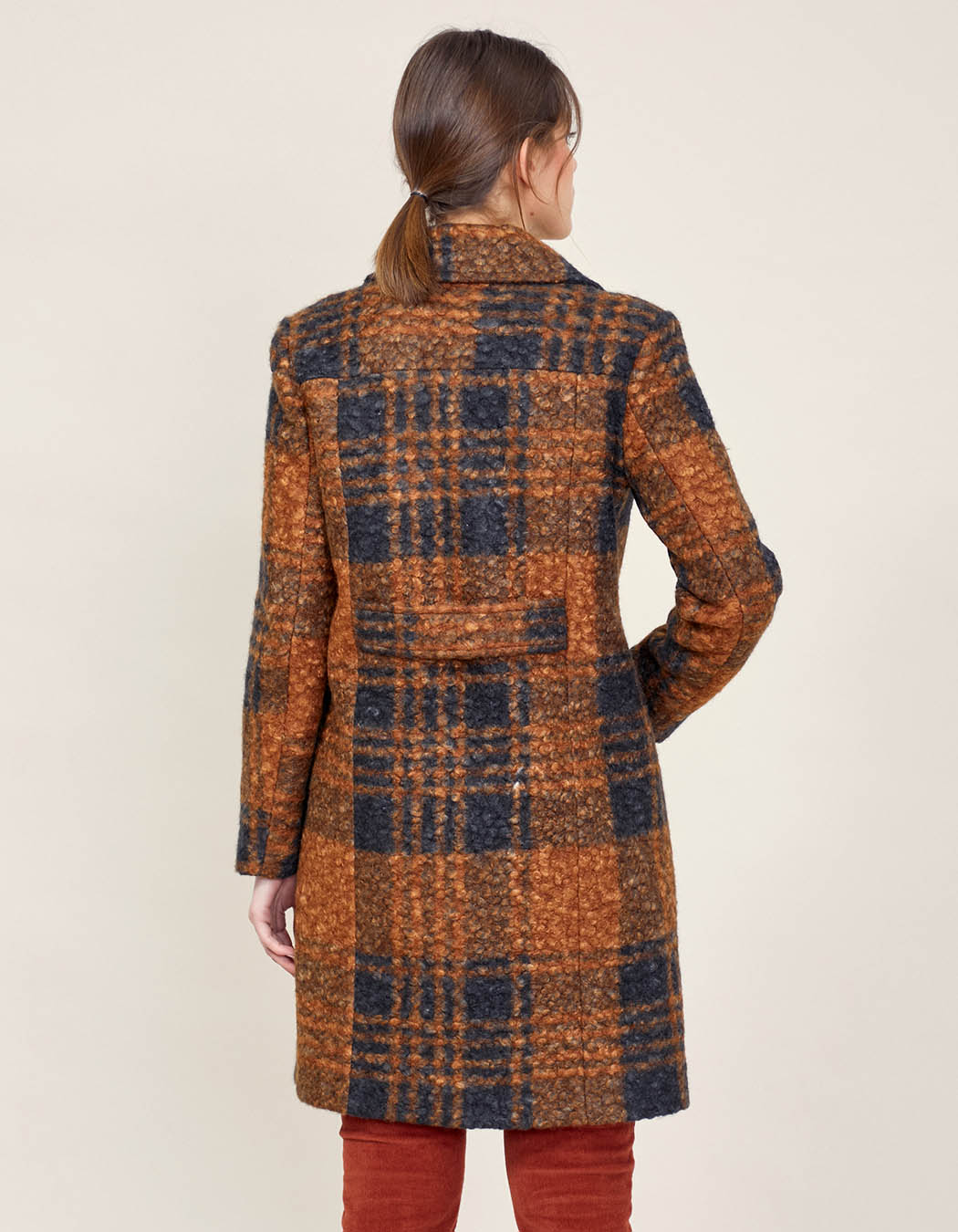 Manteau long boutonné LENA