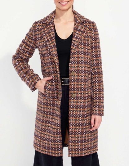 Manteau mi-long lainage LENA