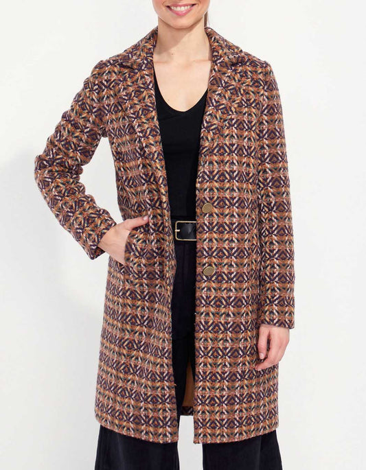 Manteau mi-long lainage LENA