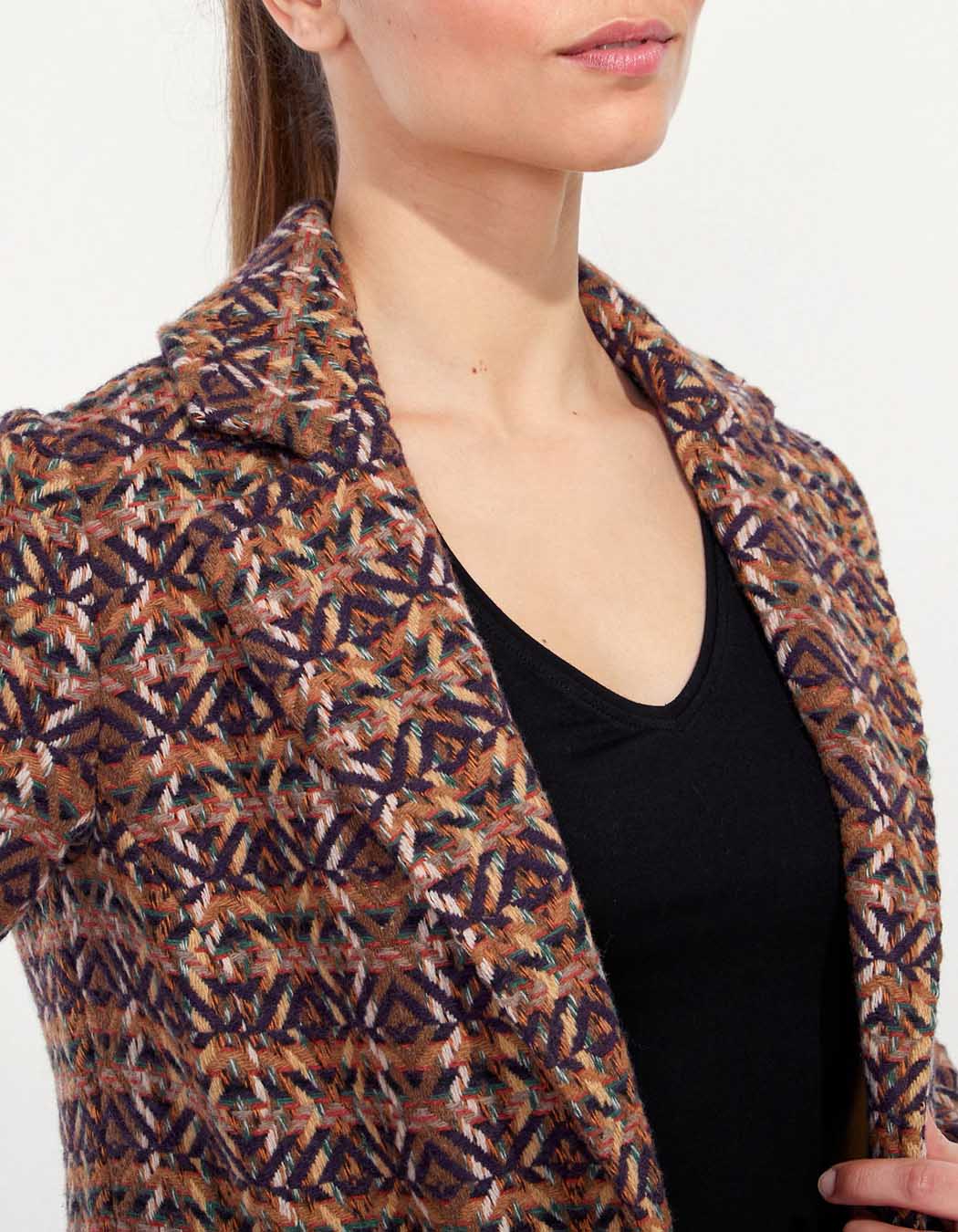 Manteau mi-long lainage LENA