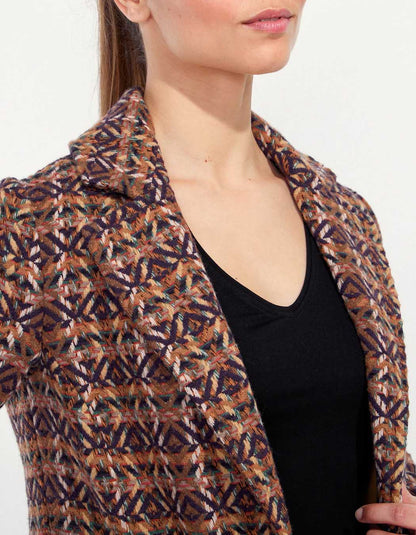 Manteau mi-long lainage LENA