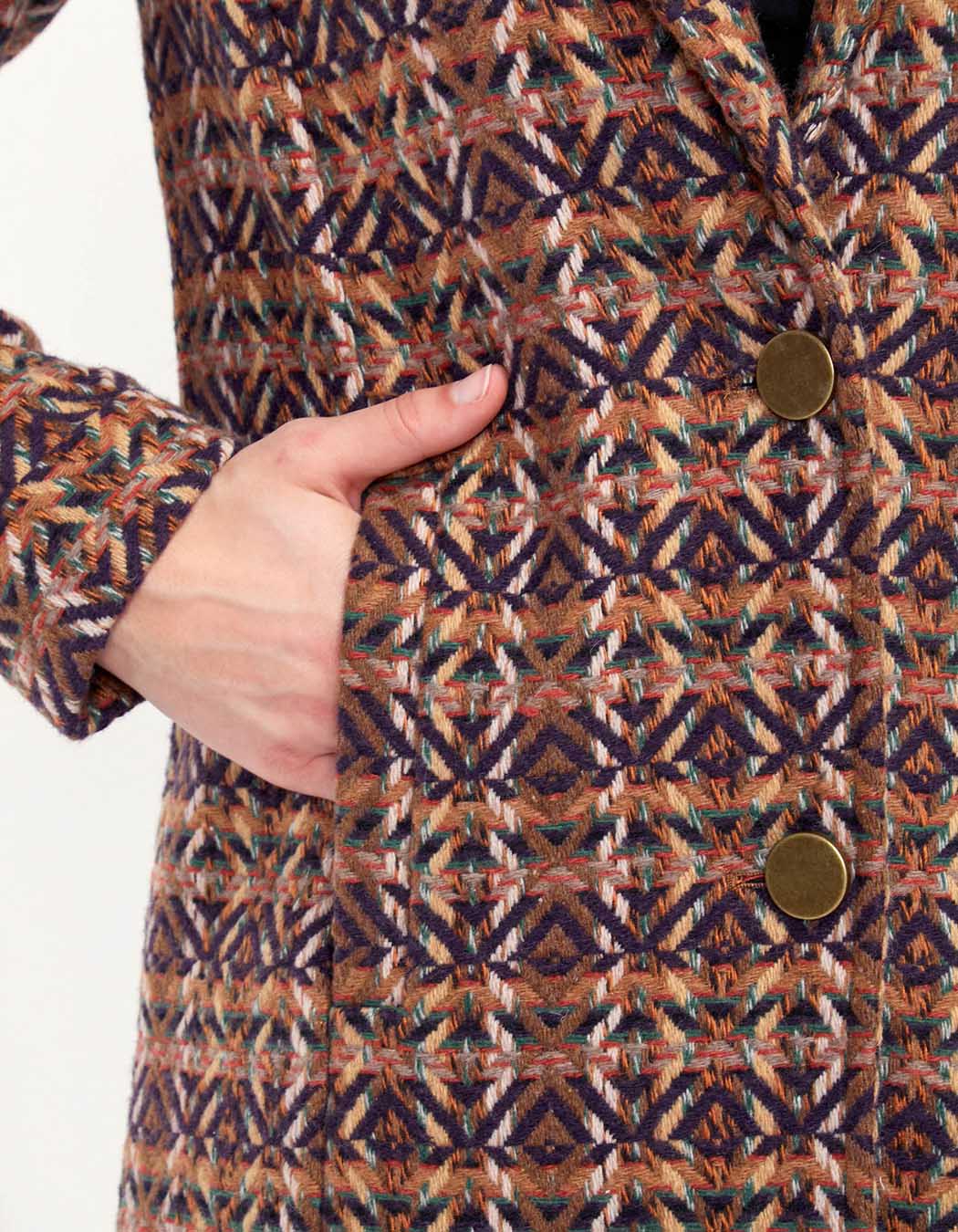 Manteau mi-long lainage LENA