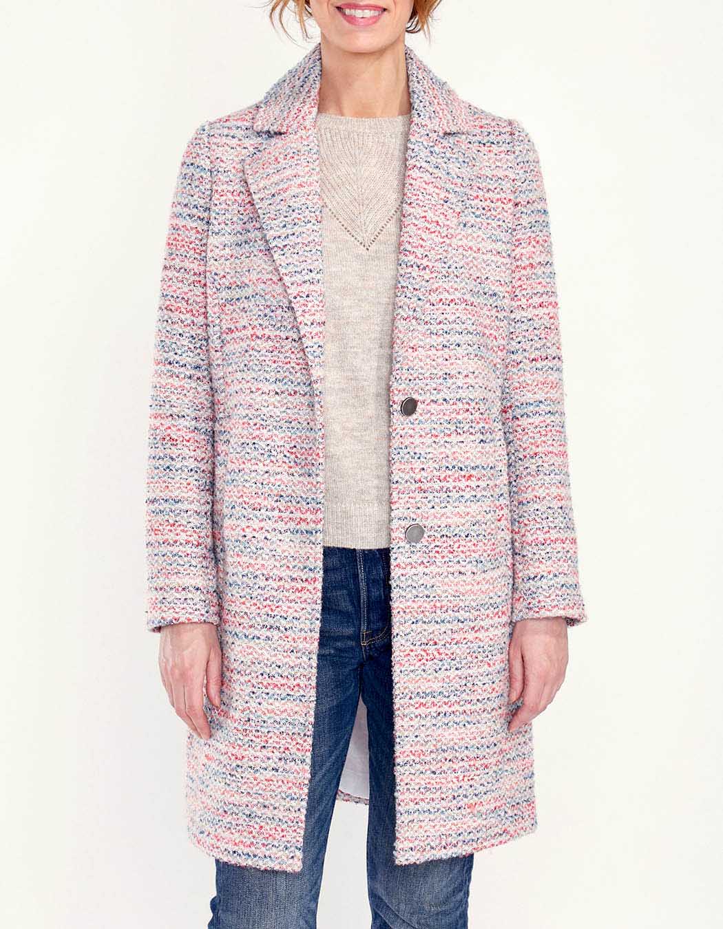 Manteau mi-long lainage LENA