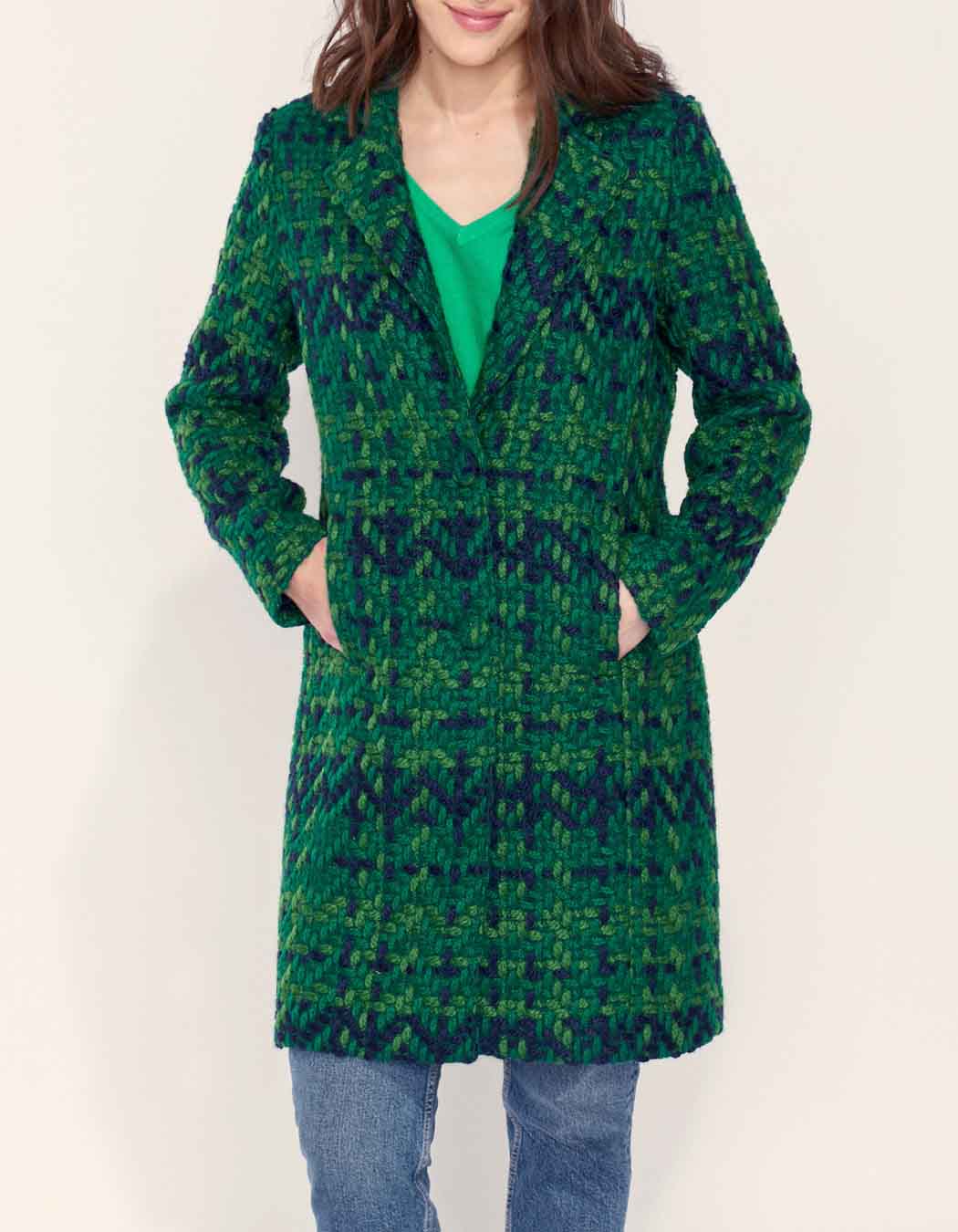 Manteau mi-long lainage
 LENA