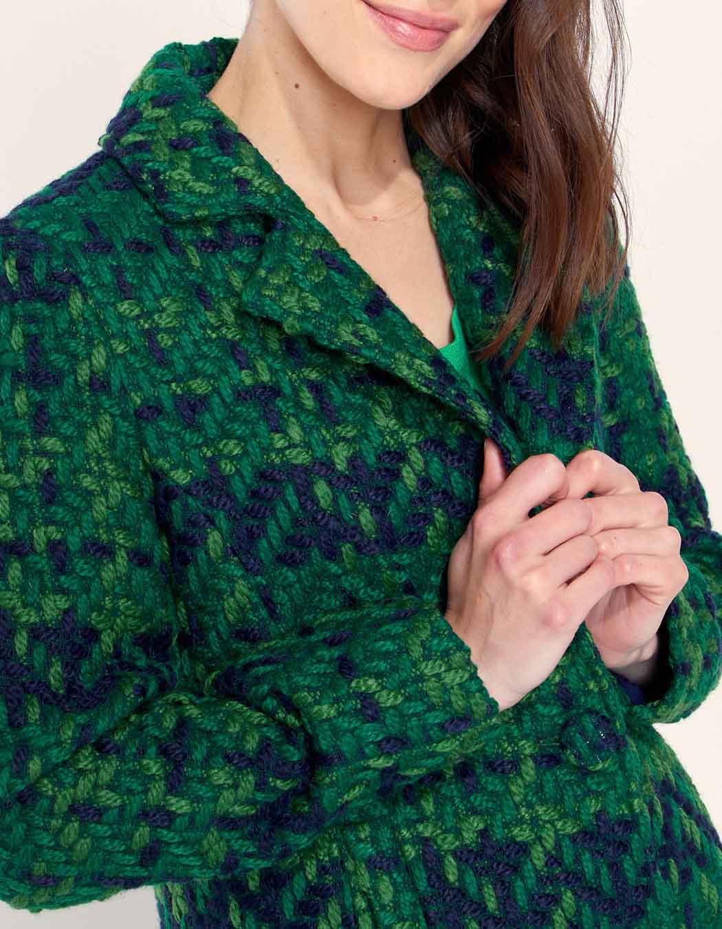 Manteau mi-long lainage
 LENA