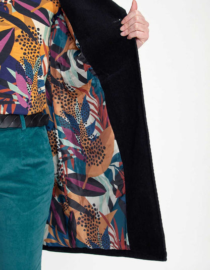 Manteau velours mi-long PEMO