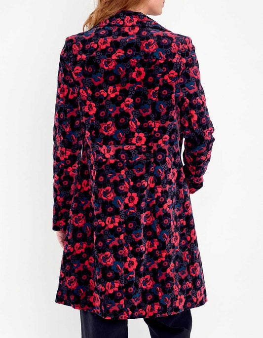 Manteau velours mi-long PEMO