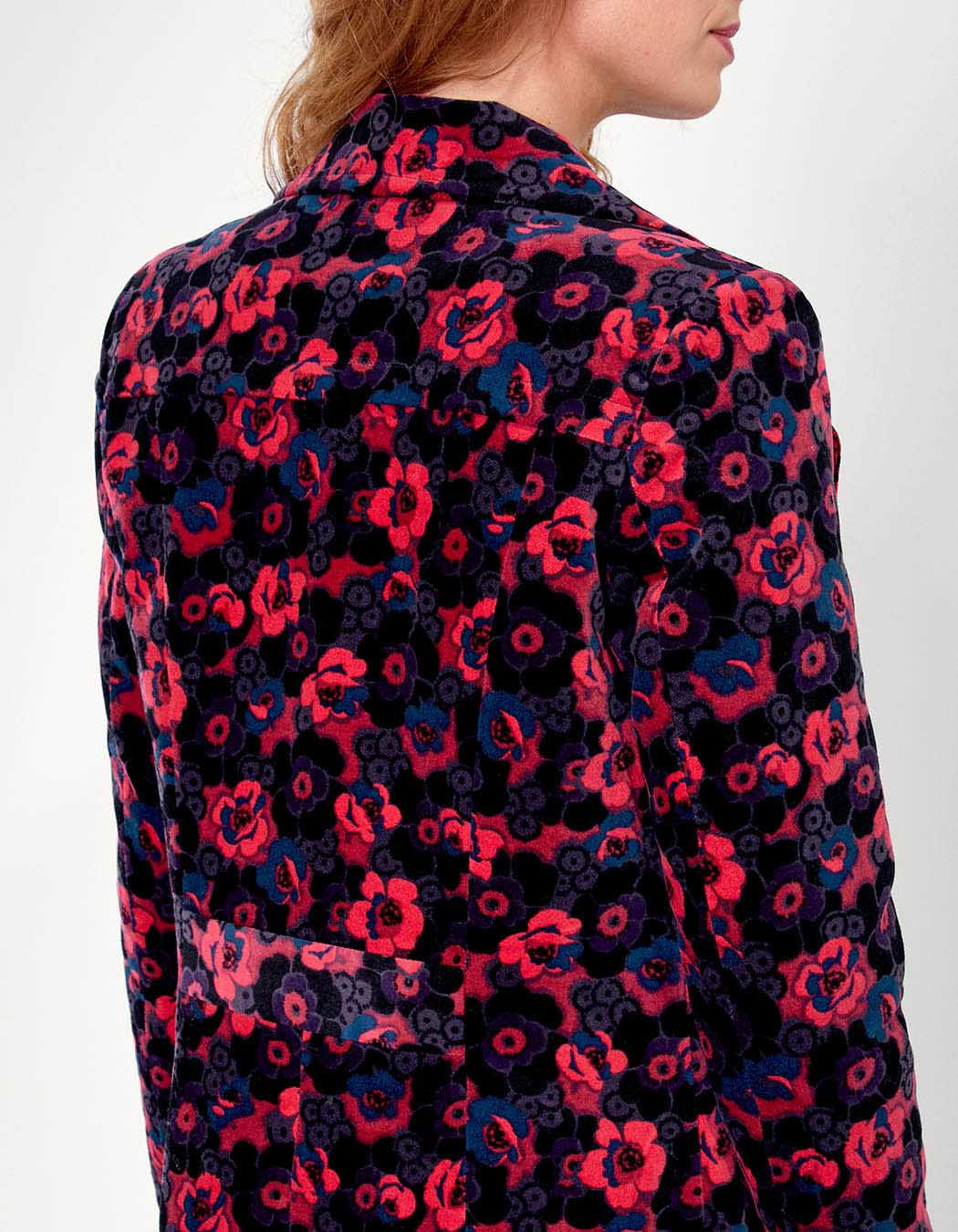Manteau velours mi-long PEMO