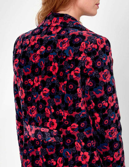 Manteau velours mi-long PEMO