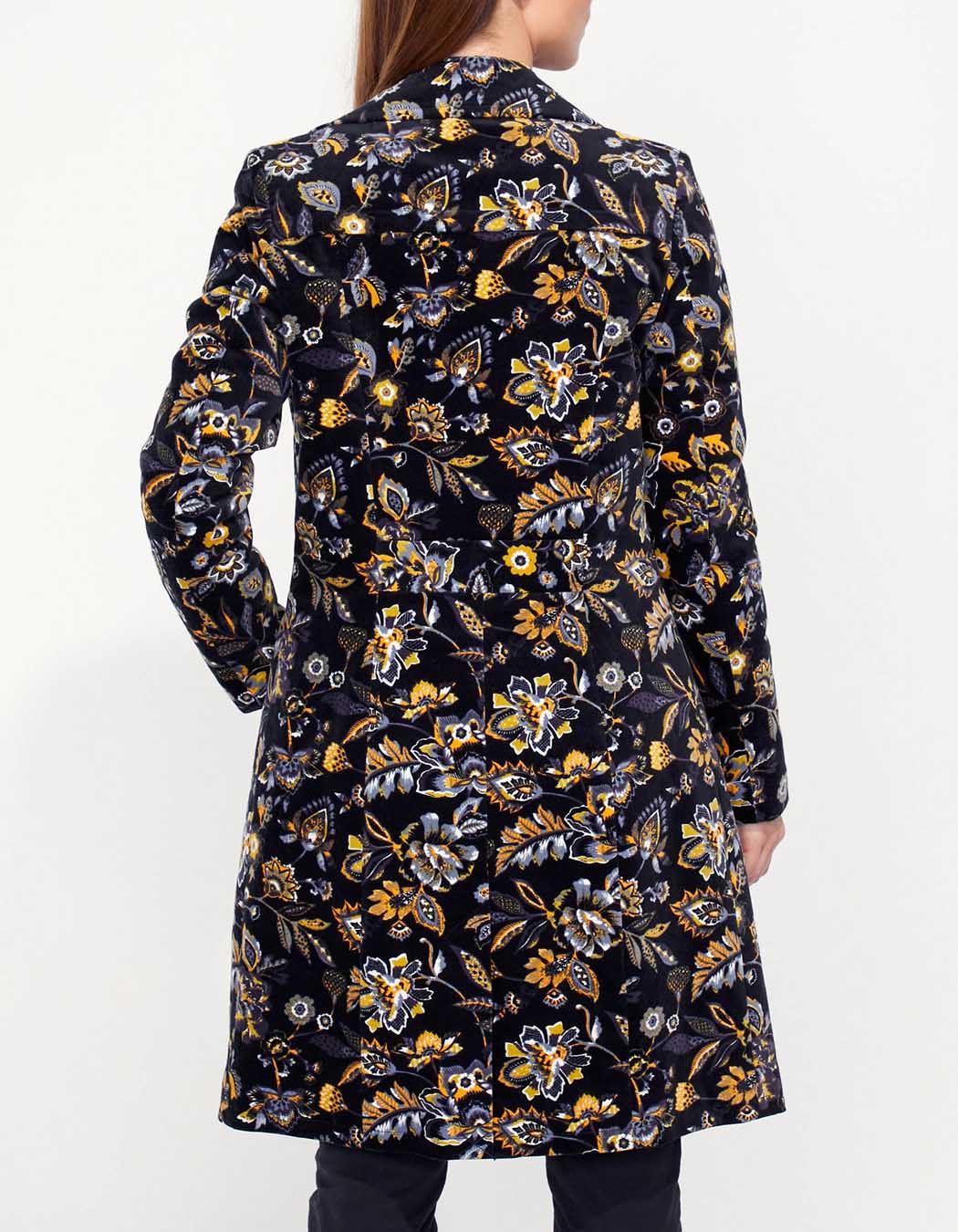 Manteau velours mi-long PEMO