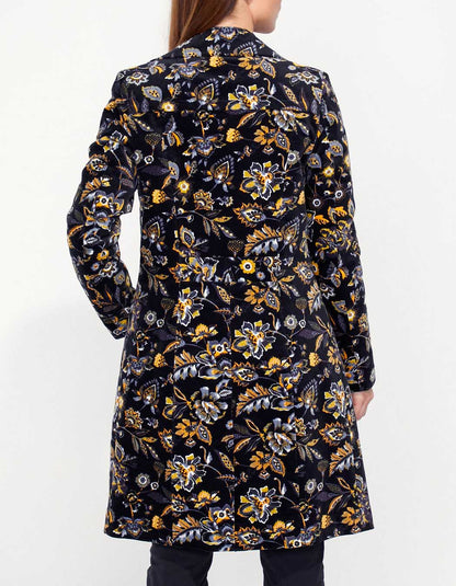 Manteau velours mi-long PEMO