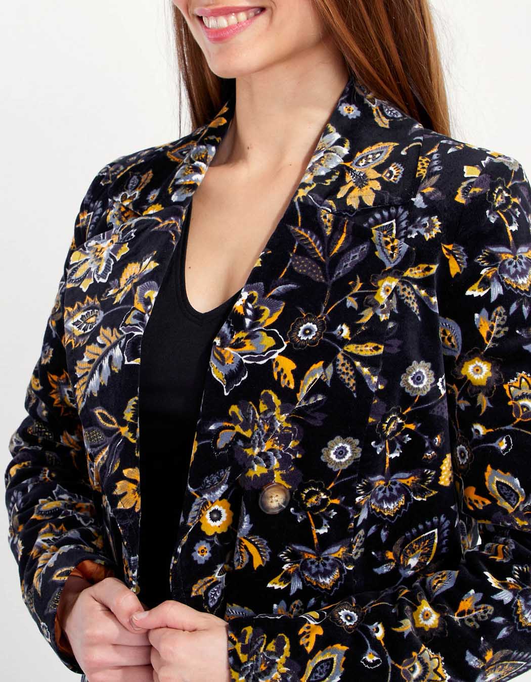 Manteau velours mi-long PEMO