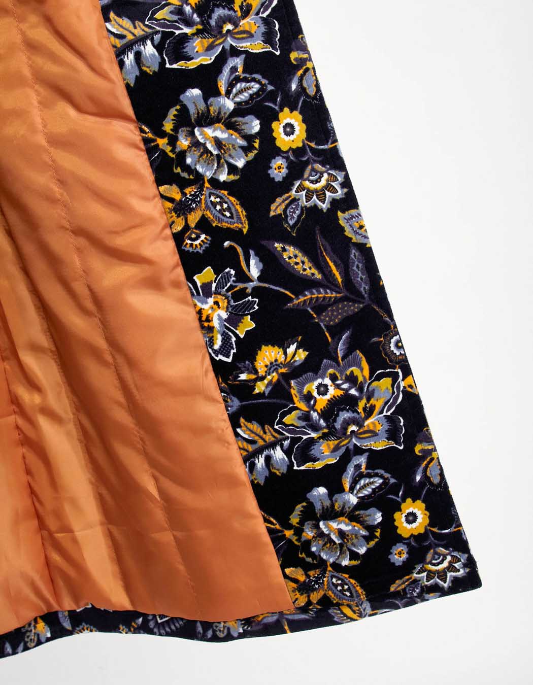 Manteau velours mi-long PEMO
