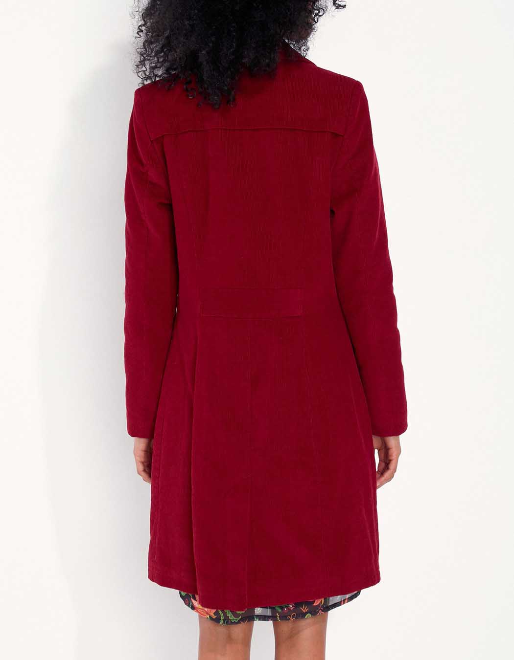 Manteau velours mi-long PEMO
