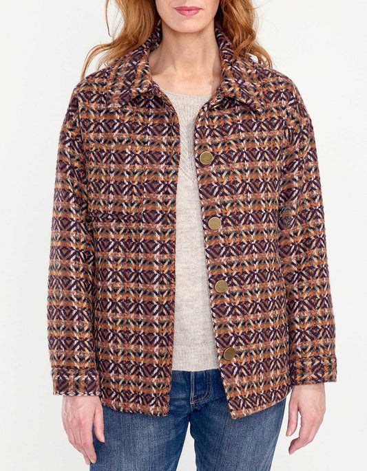 Manteau court lainage RAJA
