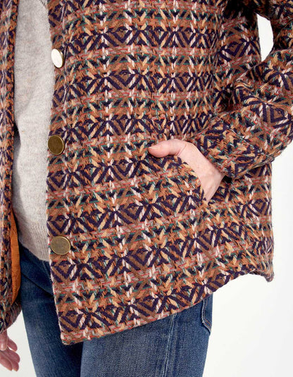Manteau court lainage RAJA