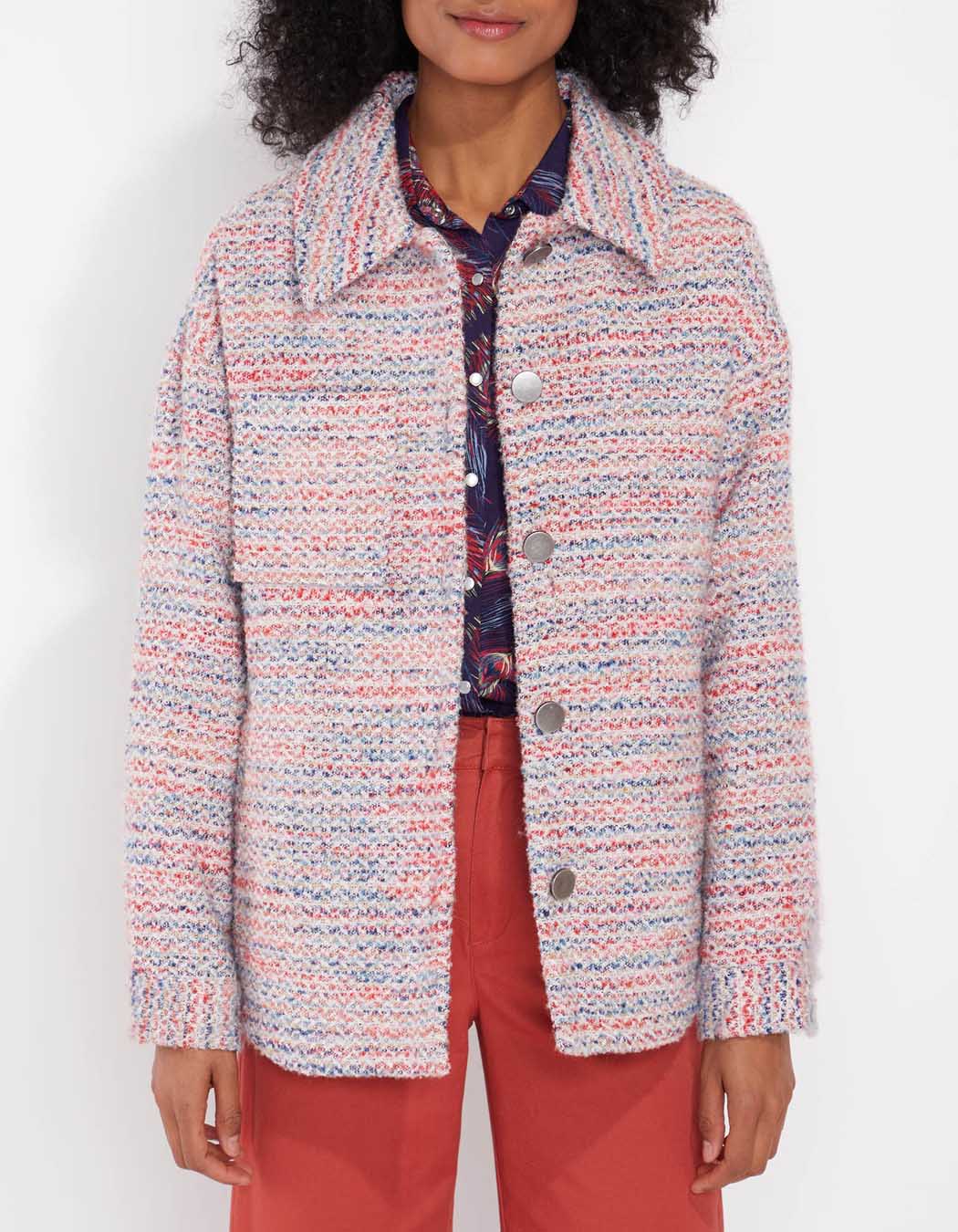 Manteau court lainage RAJA