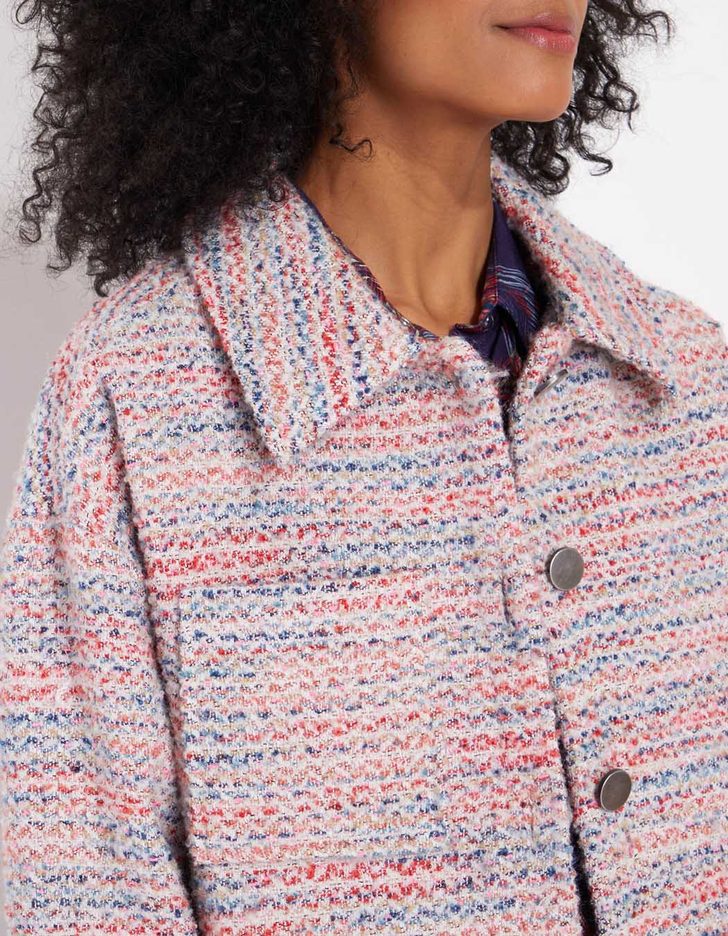 Manteau court lainage RAJA