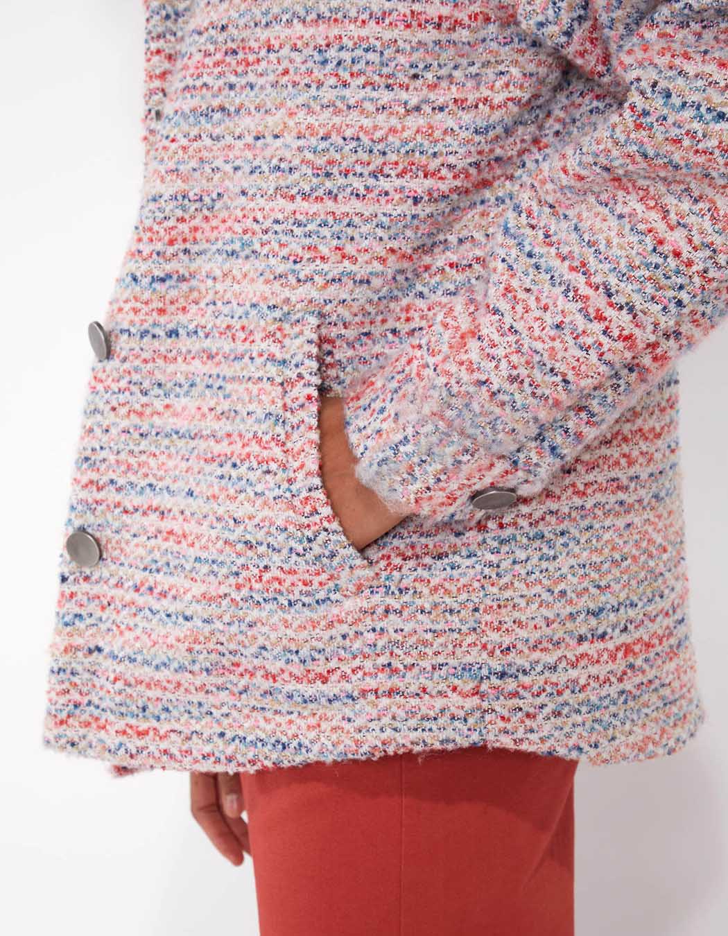 Manteau court lainage RAJA