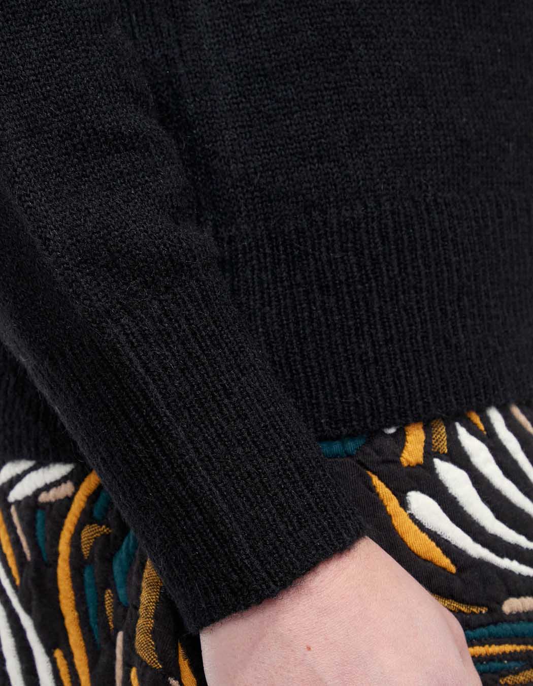Pull col V en maille NANDI