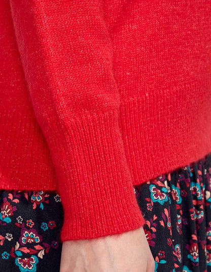 Pull col V en maille NANDI