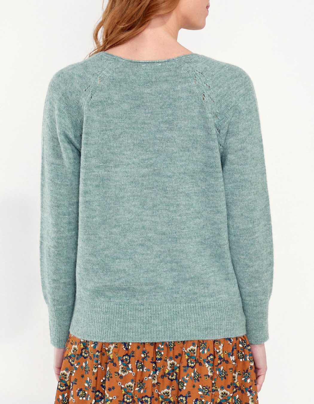 Pull col V en maille NANDI