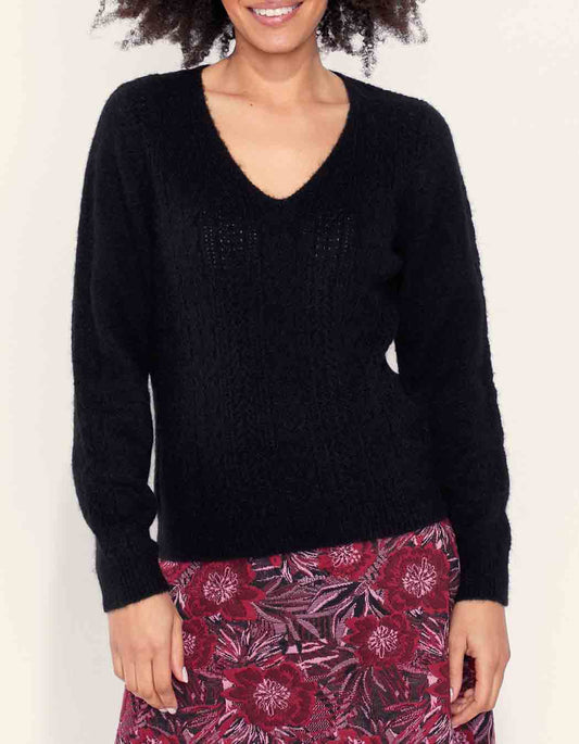 Pull maille fantaisie douillet SANIA