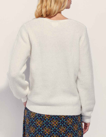 Pull maille fantaisie douillet SANIA