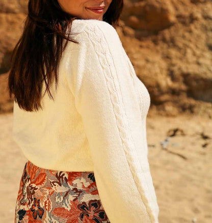 Pull maille fantaisie douillet SANIA