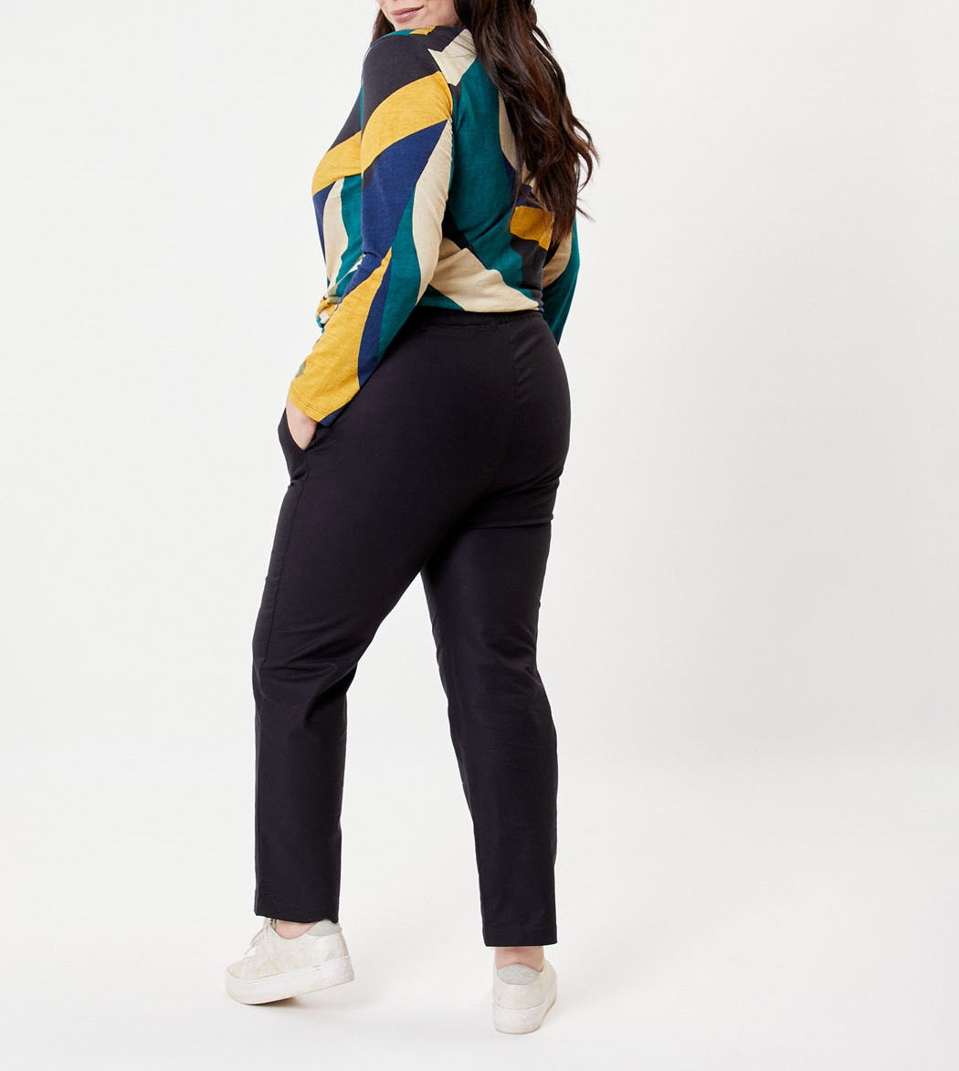 Pantalon toile de coton bio ANITA