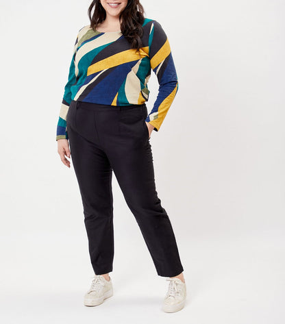 Pantalon toile de coton bio ANITA