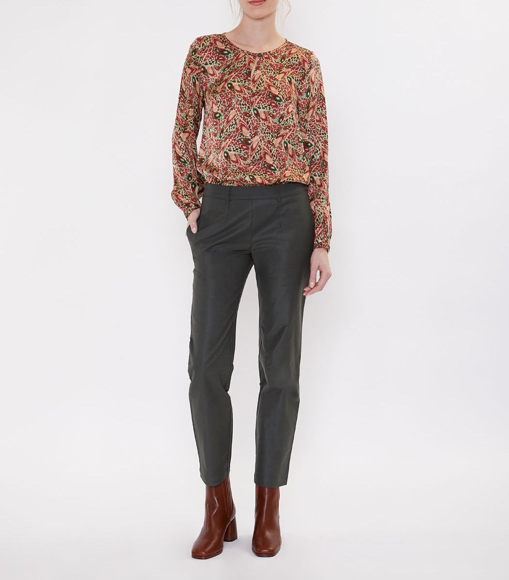 Pantalon toile de coton bio ANITA