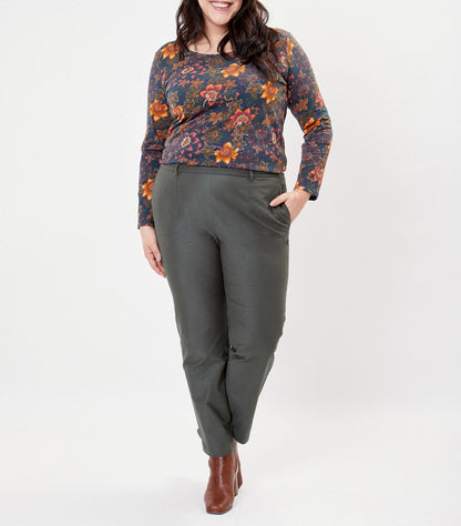 Pantalon toile de coton bio ANITA