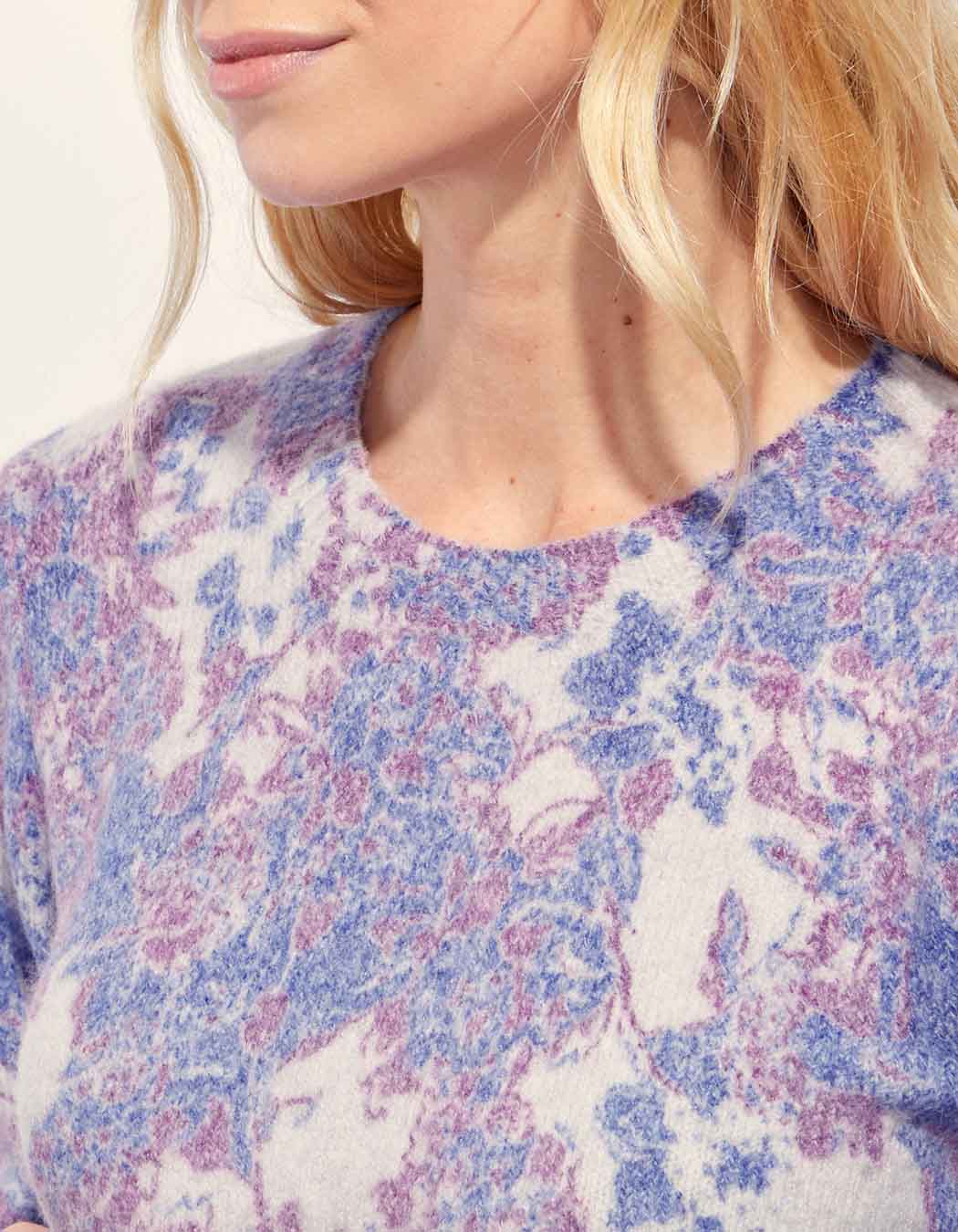 Pull maille imprimé douillet TELMA