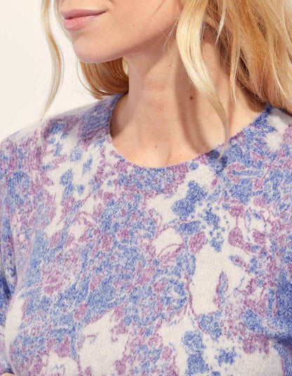 Pull maille imprimé douillet TELMA