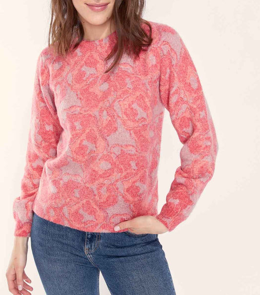 Pull maille imprimé douillet TELMA