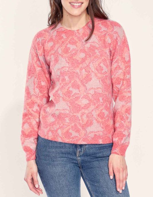Pull maille imprimé douillet TELMA