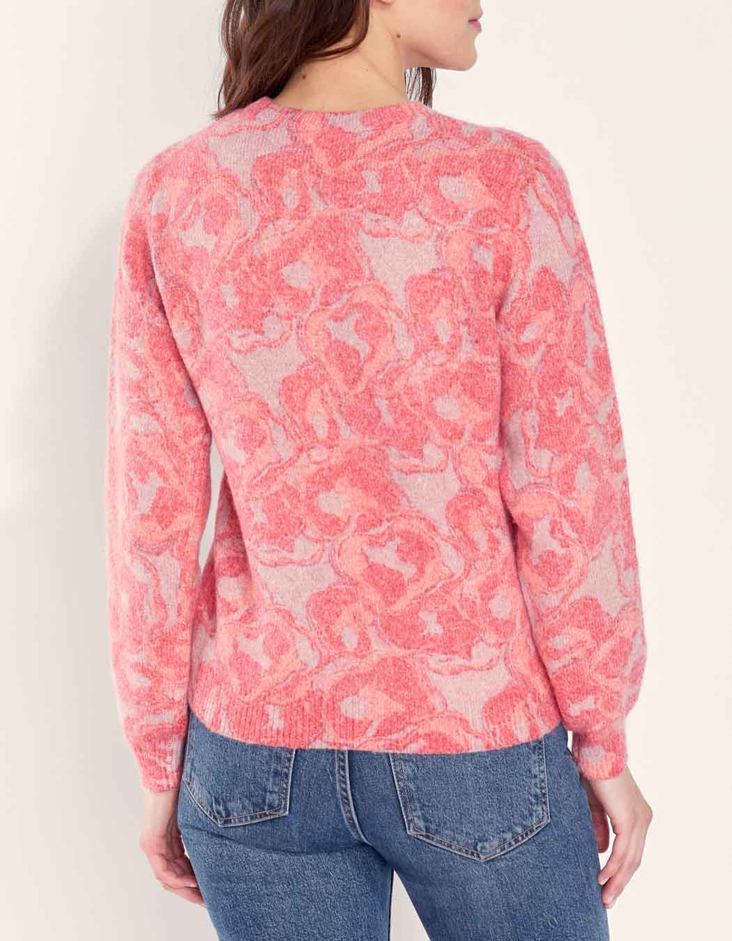 Pull maille imprimé douillet TELMA