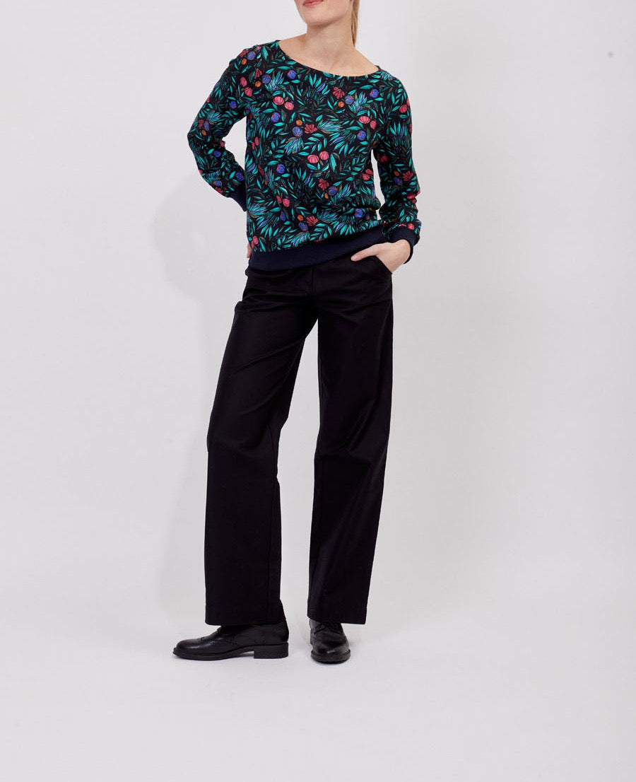 Pantalon large toile de coton bio ERNST