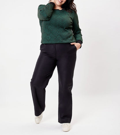 Pantalon large toile de coton bio ERNST