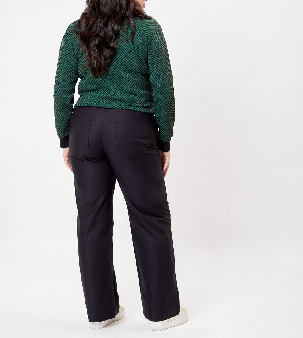 Pantalon large toile de coton bio ERNST
