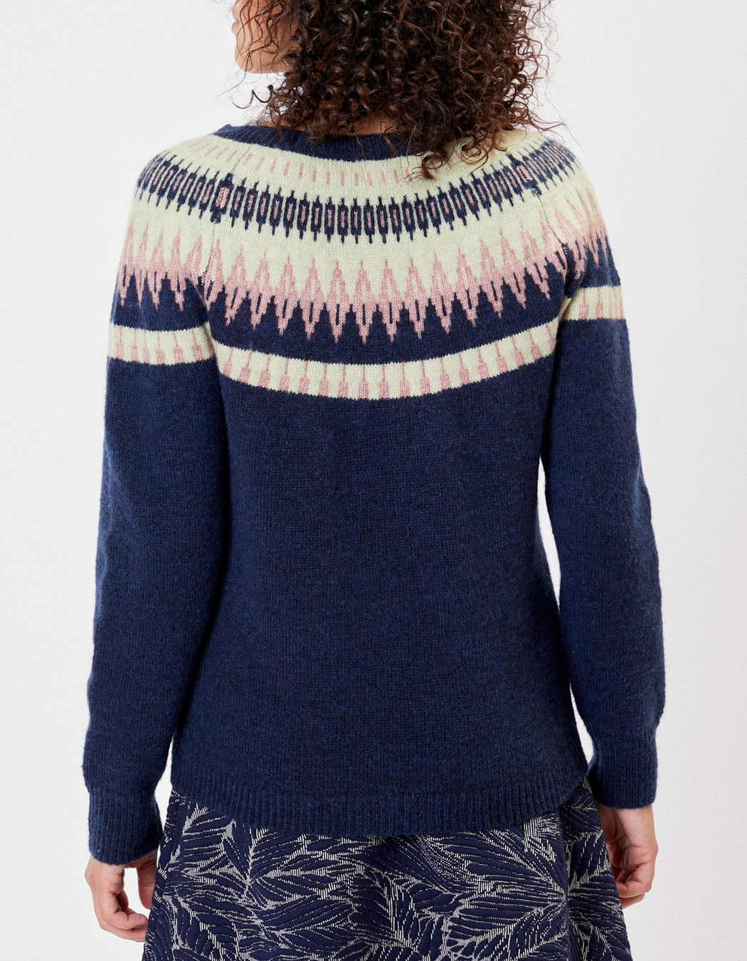 Pull jacquard coupe droite FROST