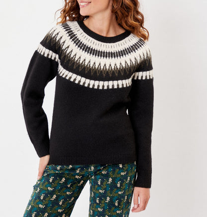 Pull jacquard coupe droite FROST
