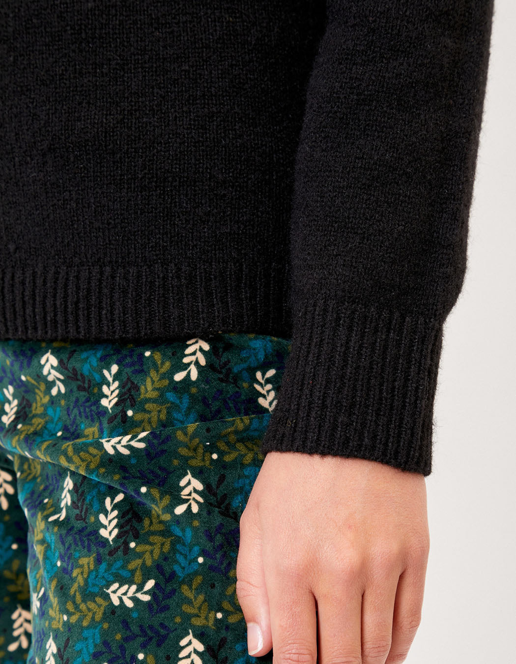 Pull jacquard coupe droite FROST