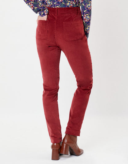 Pantalon droit velours stretch GILS