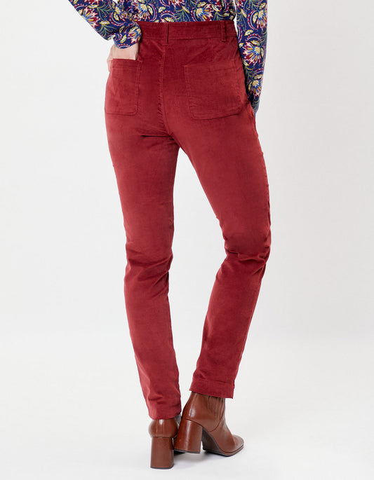 Pantalon droit velours stretch GILS